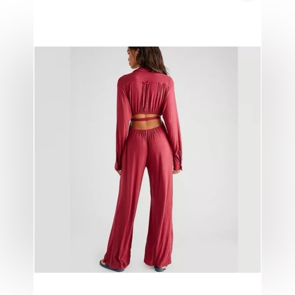 Free People Elai one piece Jumpsuit size Lg - Picture 2 of 10